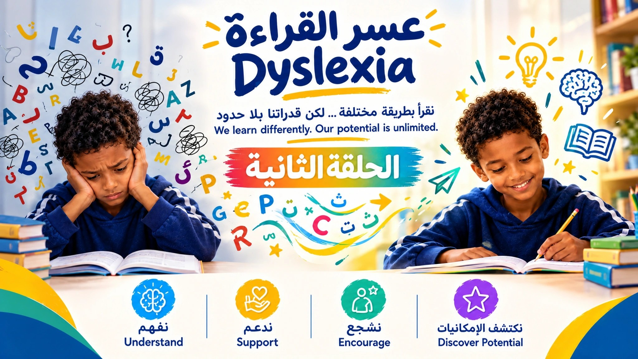 عسر القراءة Dyslexia- الحلقة الثانية