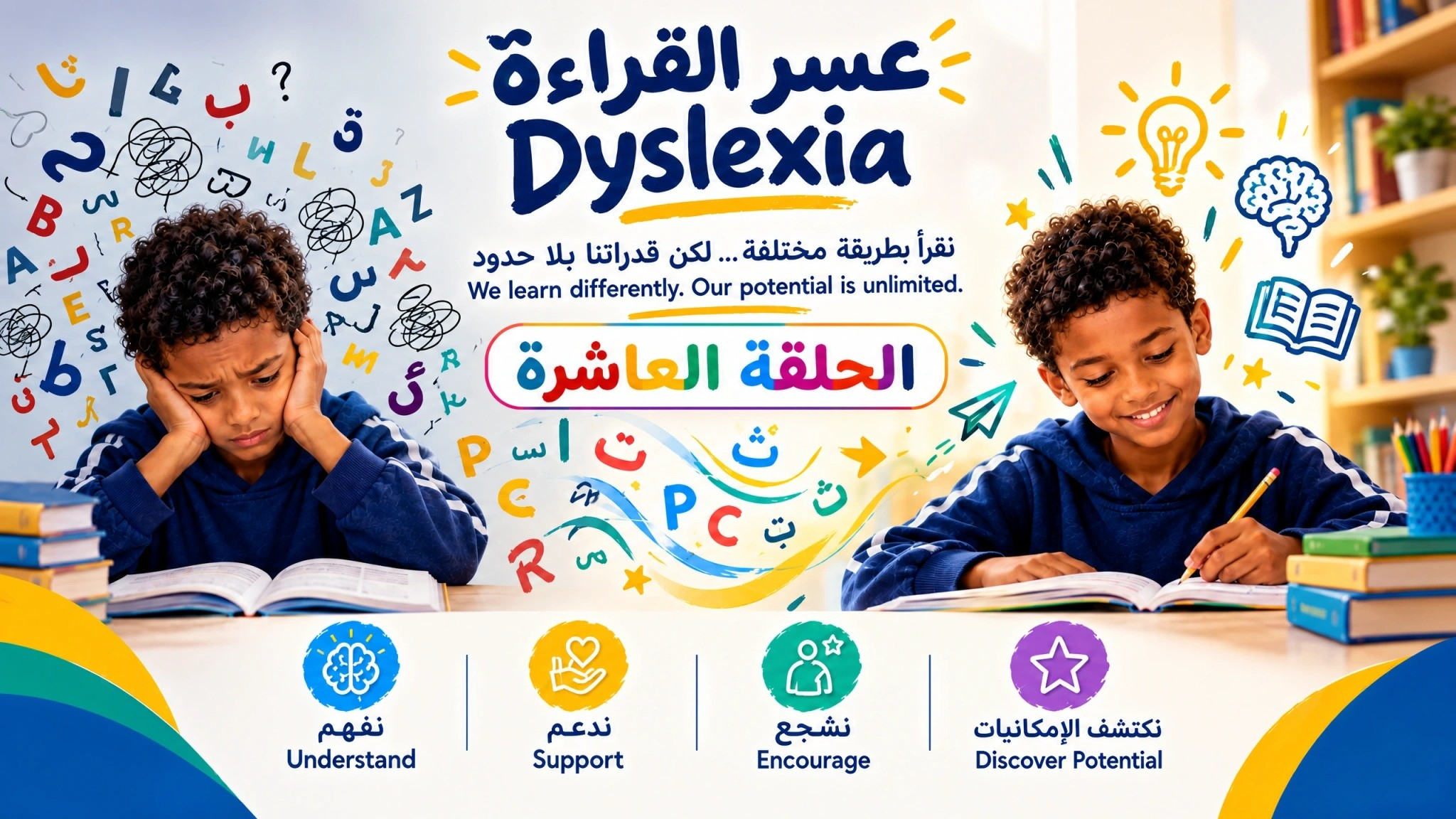 عسر القراءة Dyslexia- الحلقة العاشرة